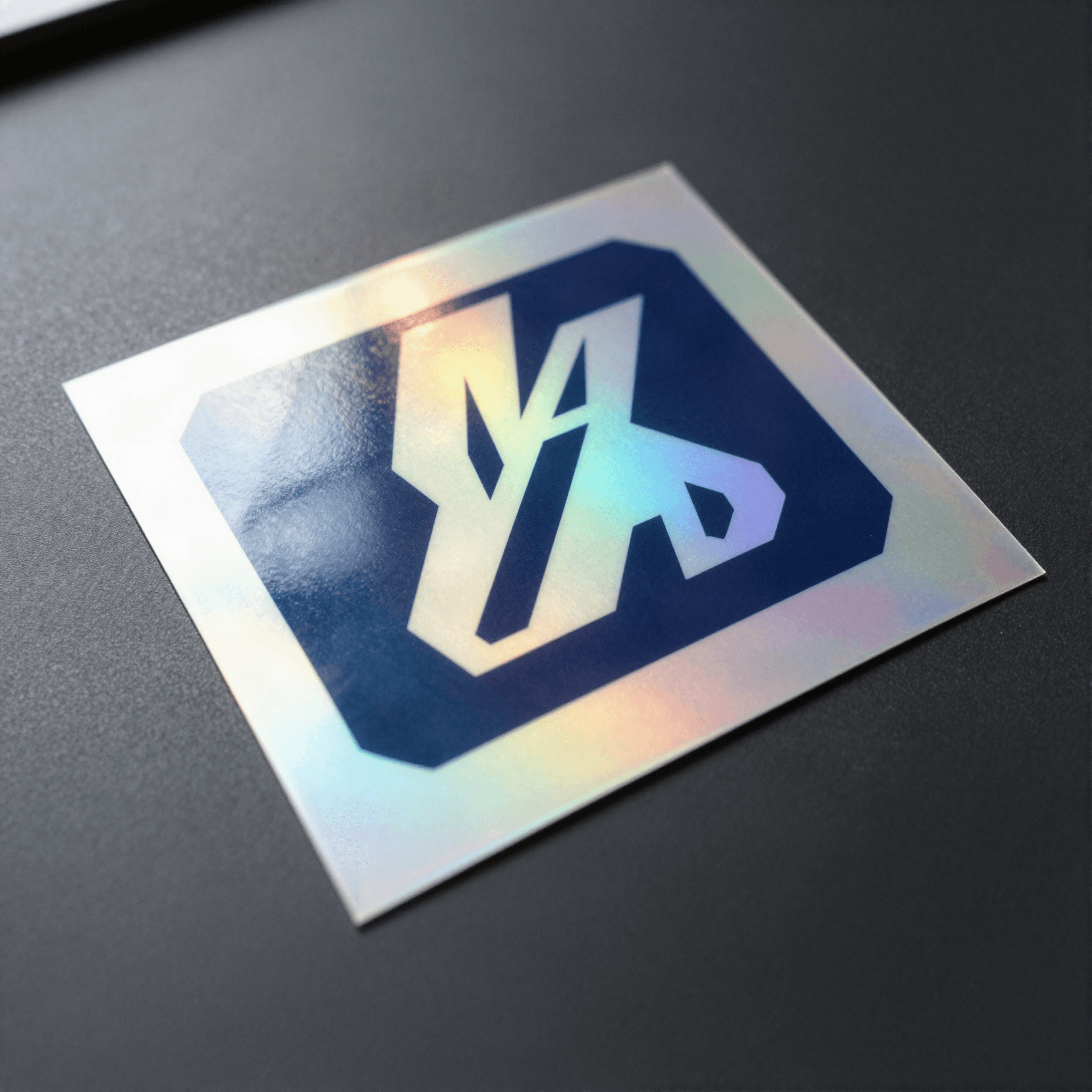 Prizmatik Cyberpunk Holografik Sticker