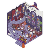 Halloween 3D DIY Miniature Scene Sticker | DIY Miniature Scenes Sticker collector journalkit genshin sticker | Room sticker book